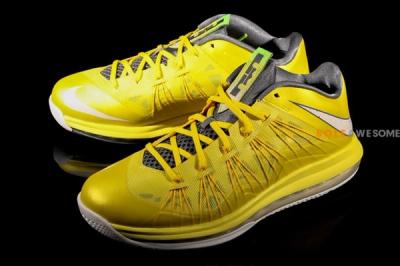 Nike Lebron X Low Sonic Yellow Hero 1