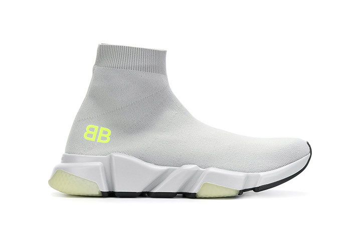 Balenciaga Speed Runner Grey Yellow 1