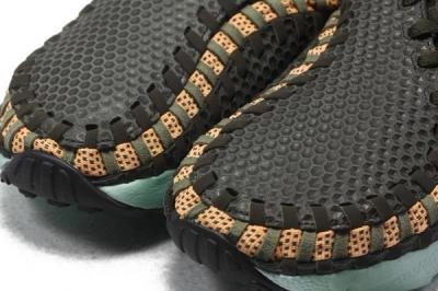 Nike Air Footscape Woven Brown Mint Toe Detail 1