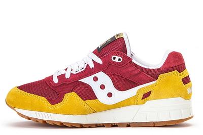 Saucony Shadow 5000 Red Yellow S70404 21 Medial