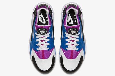 Nike Air Huarache Blue Jay White Hyper Violet Black 3