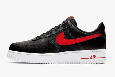 Nike Air Force 1 Low Black University Red Cd1516 001 Release Date