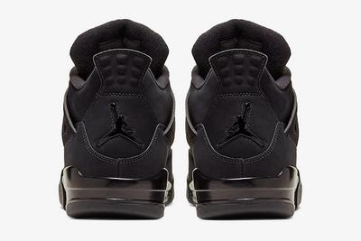 Air Jordan 4 Black Cat Cu1110 010 2020 Heel