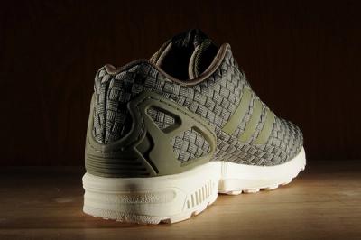 Adidas Zx Flux Reflective Weave Olive 6