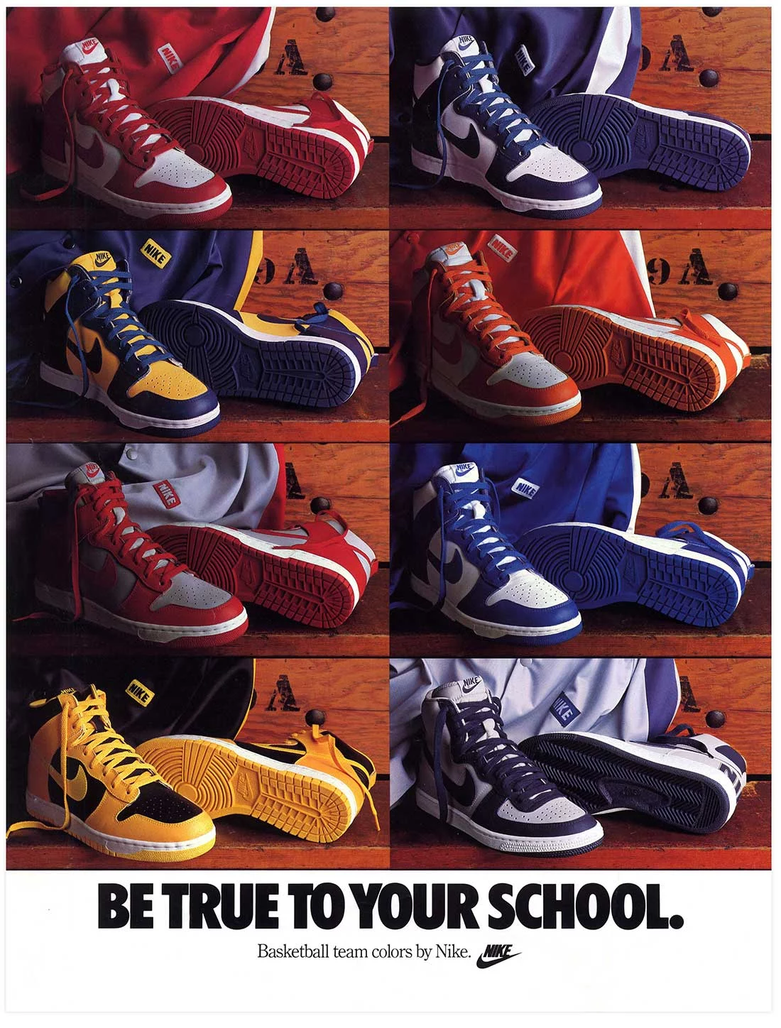 Nike Be True To Your School Poster