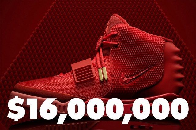 Red Yeezy 2 For Sale $16 Million - Freaker