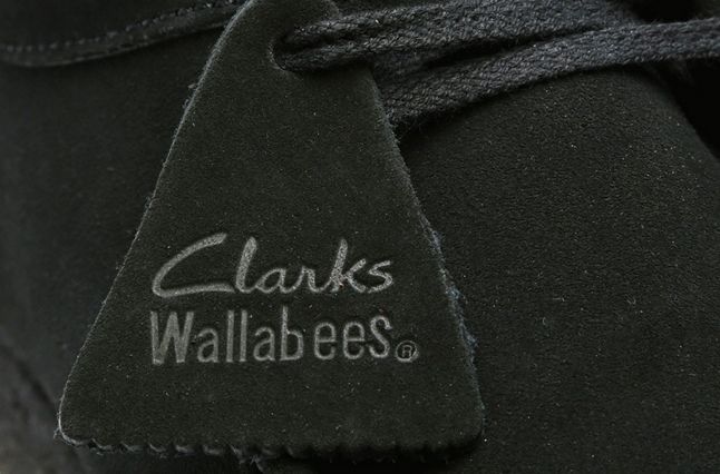 Clarks Originals Wallabee Black Suede 6