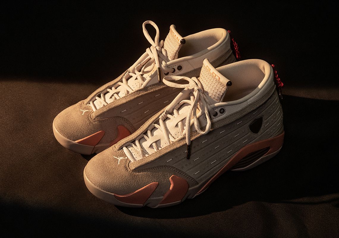 Official Look: CLOT x Air Jordan 14 Low 'Terracotta' - Sneaker Freaker