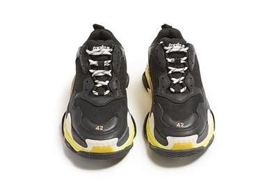 Triple S Black And Yellow 1