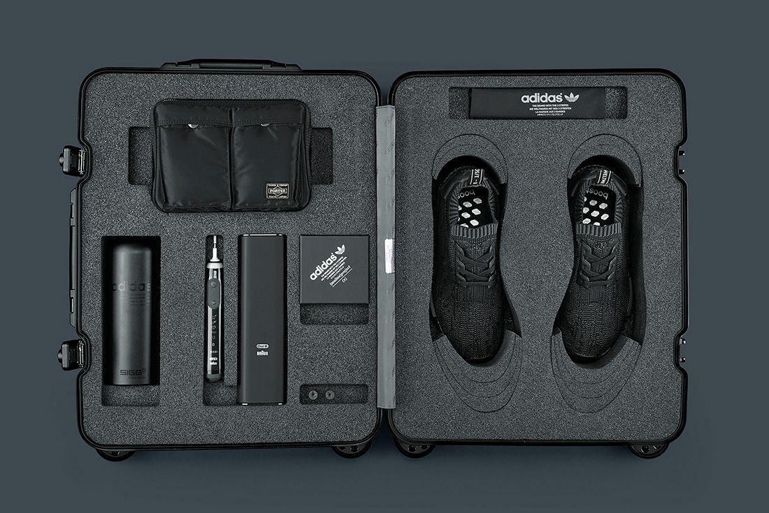 Adidas Originals Nmd R1 Pk ‘ Pitch Black’ Utility Pack