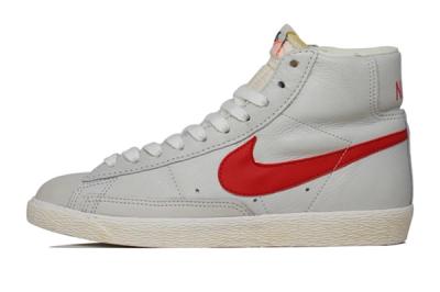Nike Vintage Blazer Leather White Red 1