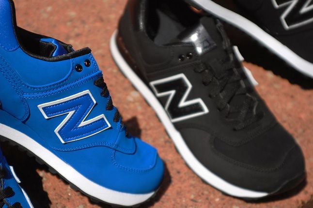 New Balance 574 Monochrome Nubuck Pack 1