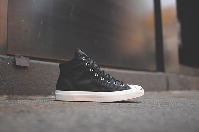 Converse Jack Purcell Mid Black White