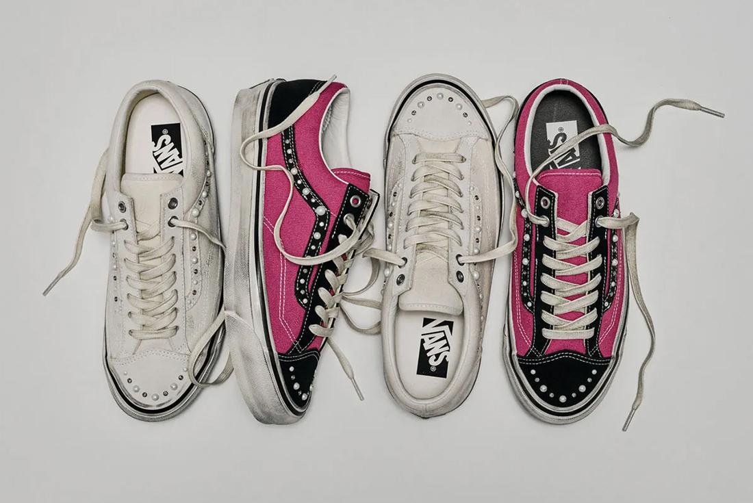 Vans Old Skool 36 Pearlised Pack product shots on white