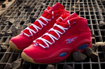 Packer Shoes Reebok Question Part 2 Red Quater View Pair 1