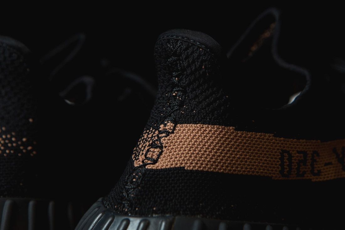 Adidas Originals Yeezy Boost 350 V2 Black Copper Solar Red Green 15