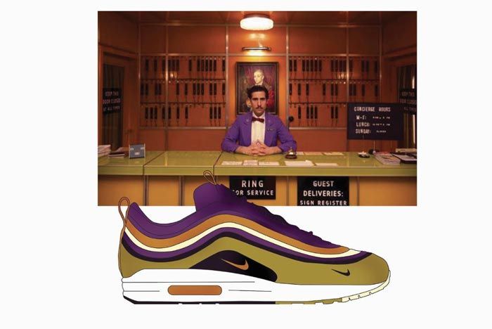 Wes Anderson Sneaker Illustration Air Max 97