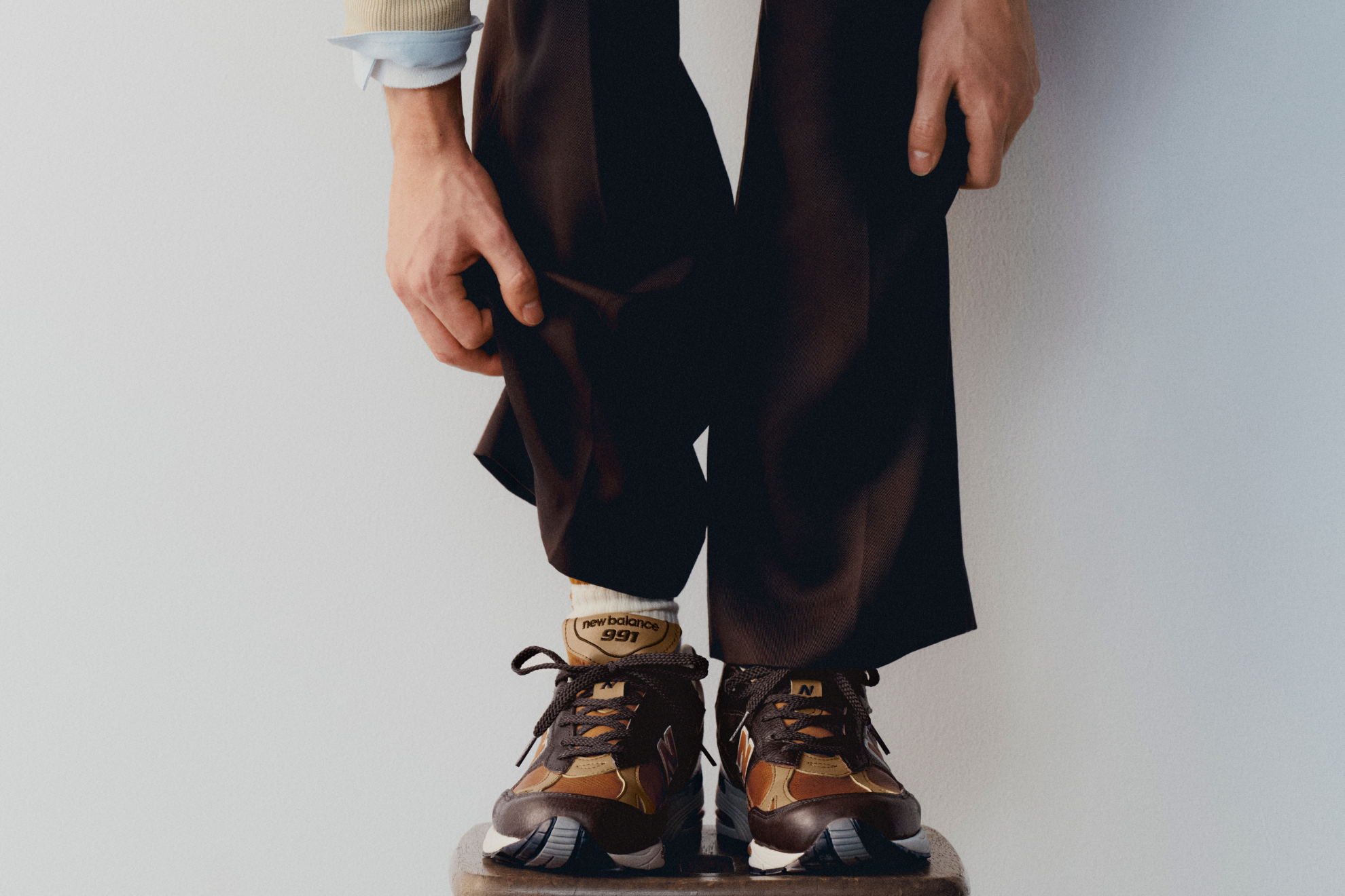 New Balance Drench the 991 in 'Luxe Vegetable Tanned Leather ...