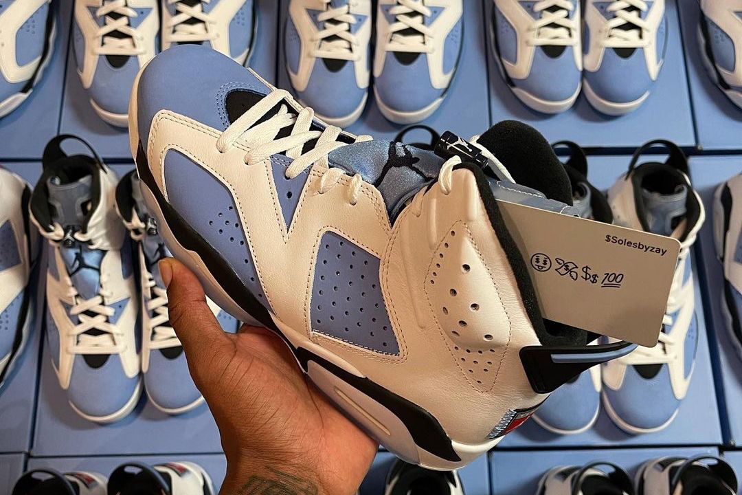 Air jordan 6 unc on sale footlocker