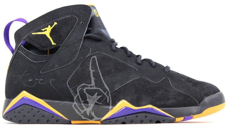 Kobe Bryant Air Jordan 7 ‘Lakers Away’ PE