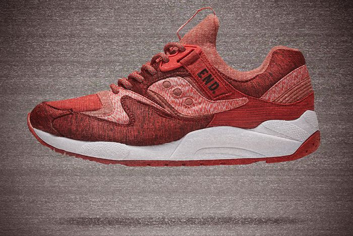 End X Saucony Grid 9000 Red Noise3