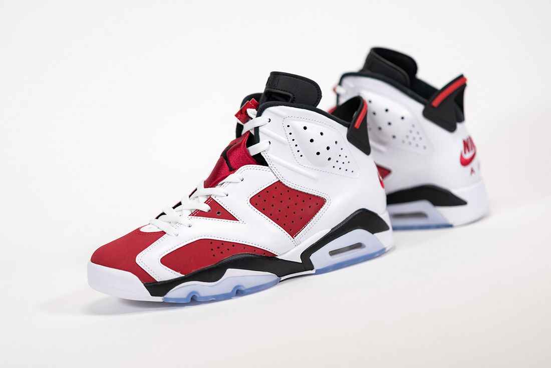 jordan retro 6 carmine size 14