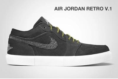 Air Jordan Retro V 1 Black 1