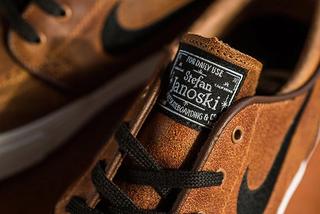nike sneakers brown leather