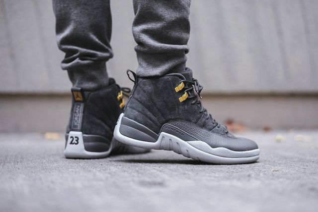 Air Jordan 12 'Dark Grey' Up Close and On-Foot - Sneaker Freaker