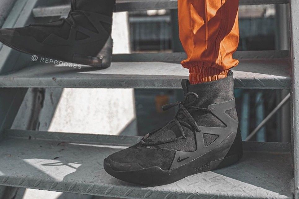On-foot look at Jerry Lorenzo's Air Fear of God 1