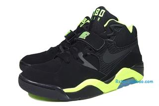 nike air force 180 black volt