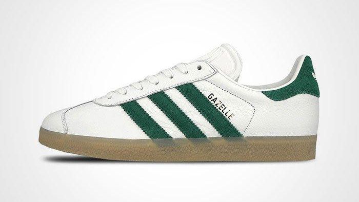 Oranje Peru Koopje adidas Gazelle (Vintage White/Collegiate Green) - Sneaker Freaker