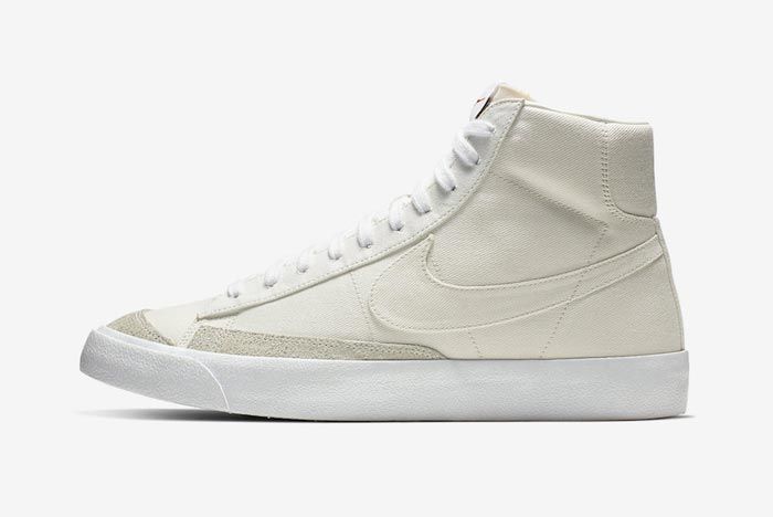 nike blazer canvas white