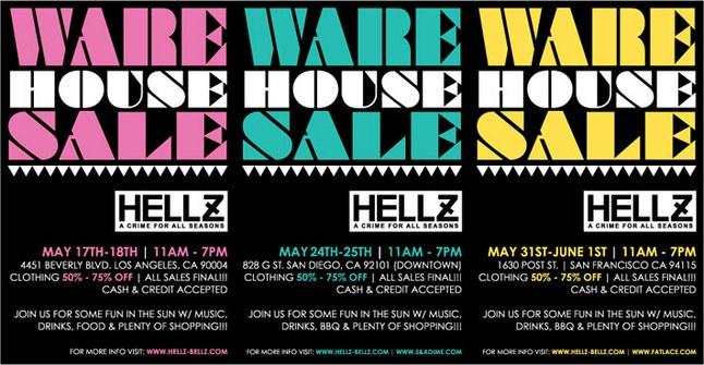 Hellz Bellz Warehouse Sale 1