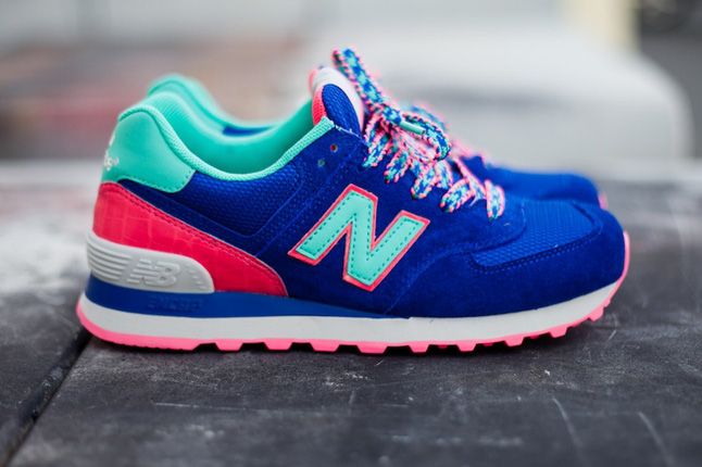New Balance 574 Blue Candy Profile 1
