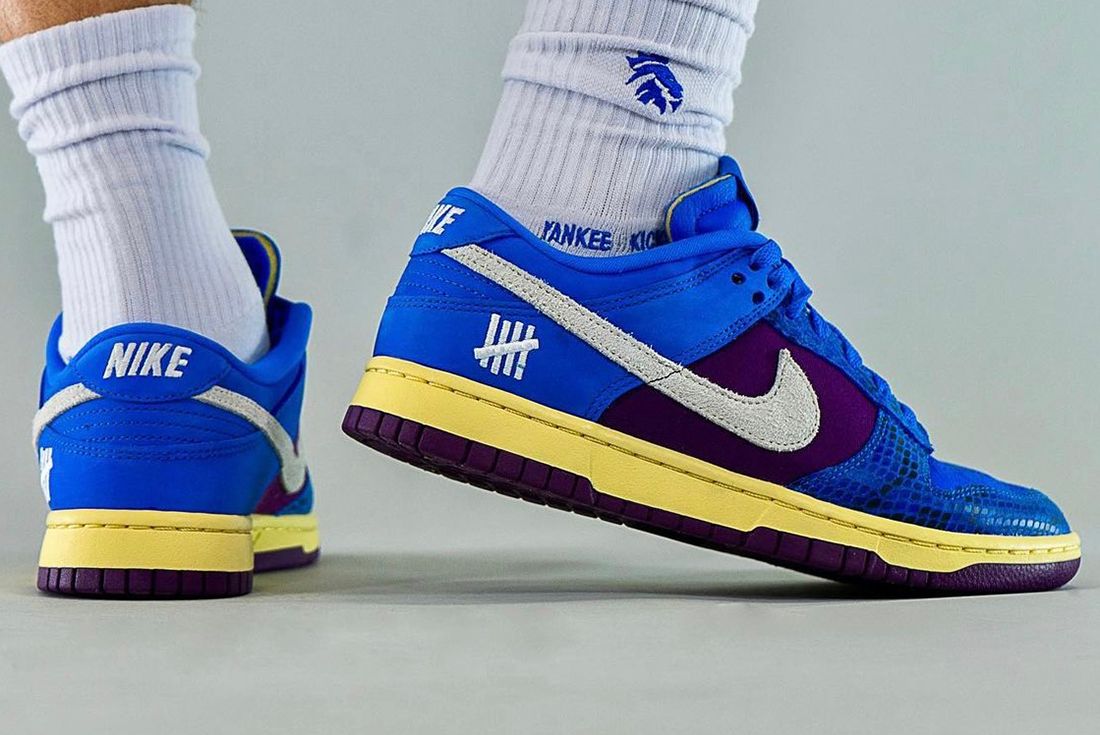 On-Foot: UNDEFEATED x Nike Dunk Low Royal/Purple From the 'Dunk vs
