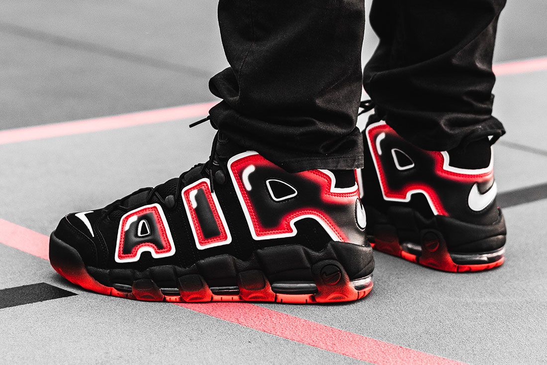 Laser Crimson' Lights Up the Nike Air More Uptempo 96 - Sneaker 