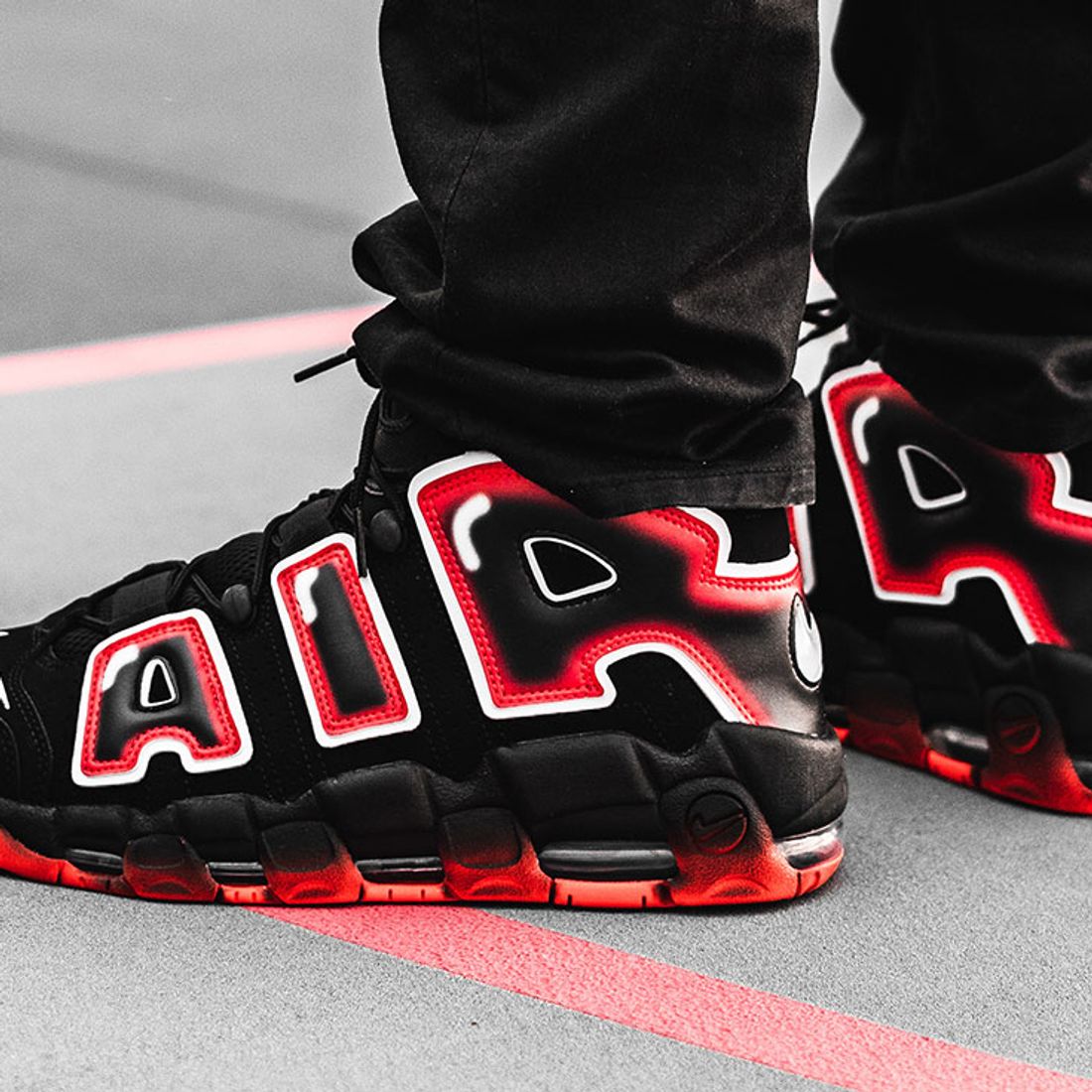 Laser Crimson' Lights Up the Nike Air More Uptempo 96 - Sneaker Freaker