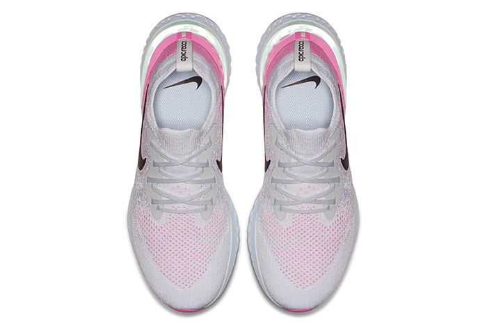 Nike Epic React Womens Pure Platinum Pink 2