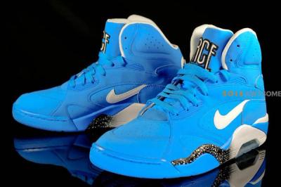 Nike Air Force 180 High Photo Blue Pair 1