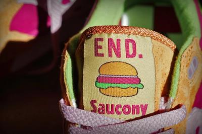 End X Saucony Shadow 5000 Burger 1