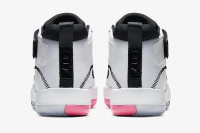 Jordan Supreme Elevation Black White Pink Heels