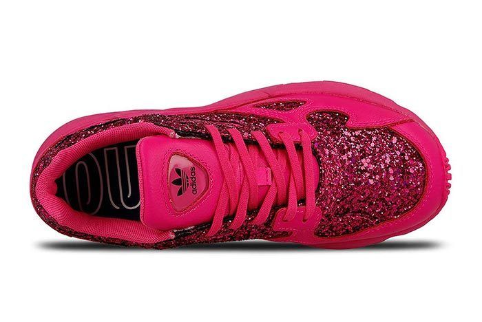 Adidas Falcon Shock Pink Sequins 4