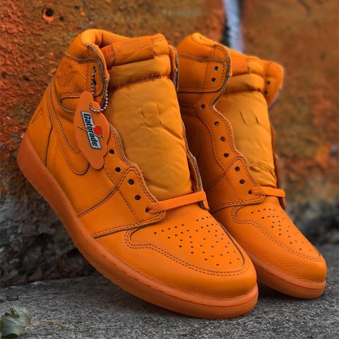Air Jordan 1 High Og Gatorade Orange Peel Sneaker Freaker