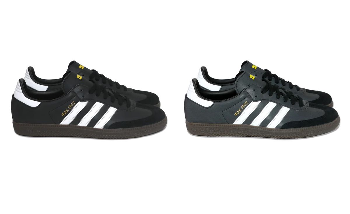 Legendary Graffiti Crew IRAK Drop Reflective adidas Sambas