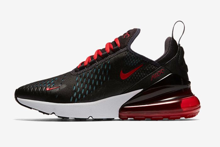 air max 270 black red grey