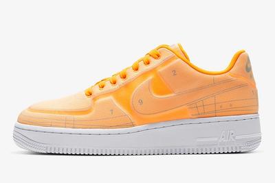 Nike Air Force 1 Low Schematic Orange Lateral Side