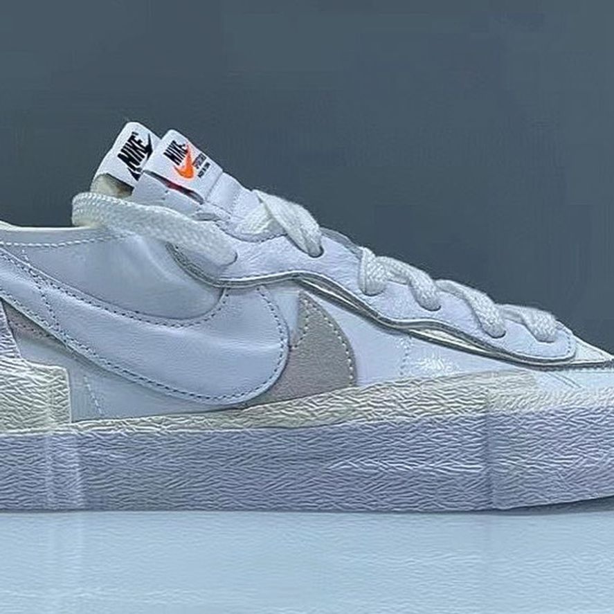 aktivitet Demokratisk parti duft Release Info: sacai x Nike Blazer Low 'White/Grey' DM6443-100 - Sneaker  Freaker