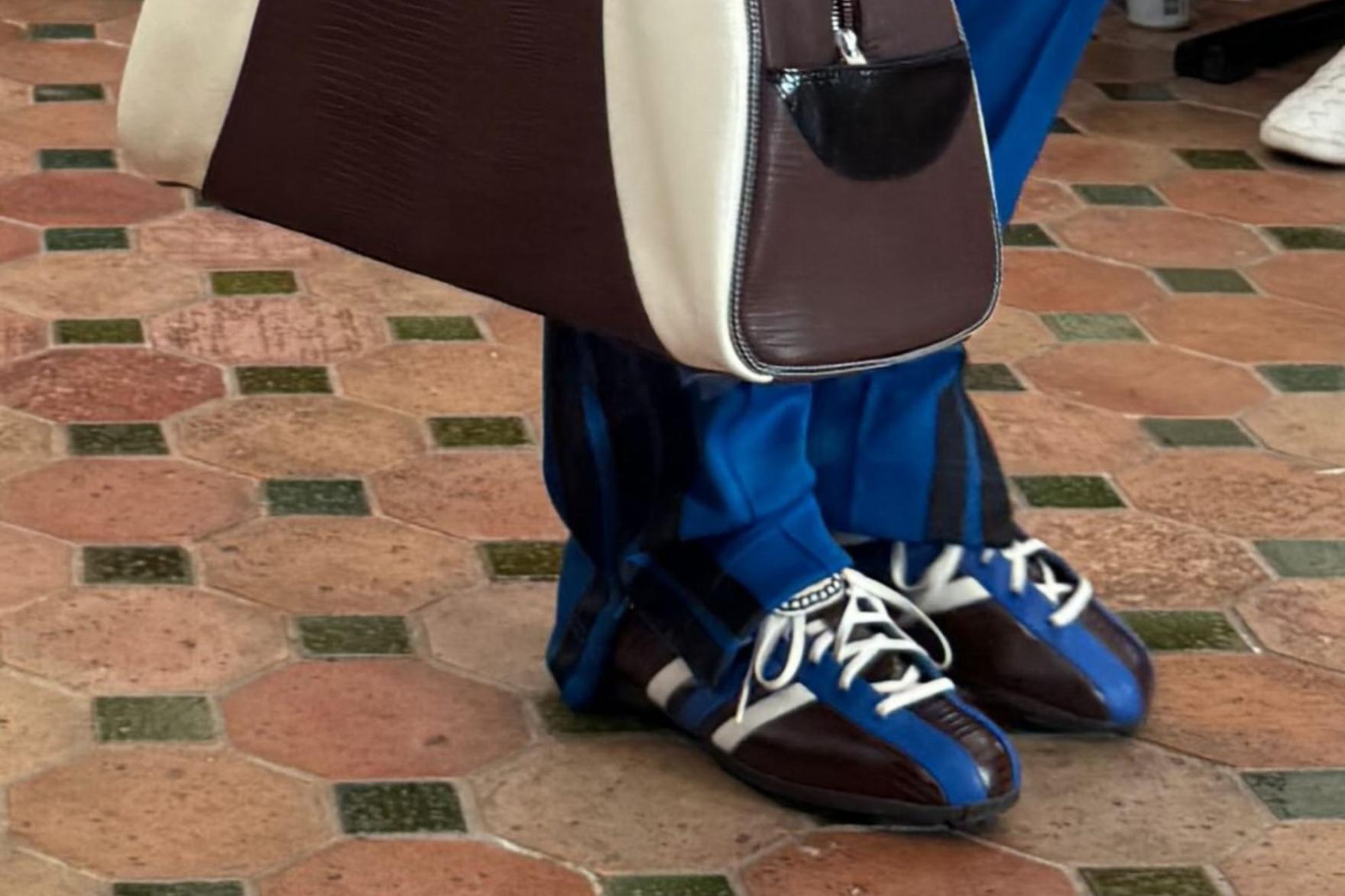 WB Y-3 Field Shoe on-foot on tiled floor