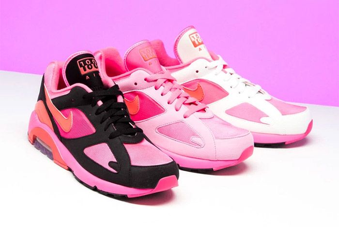 Comme Des Garcons Nike Air 180 Pink 1